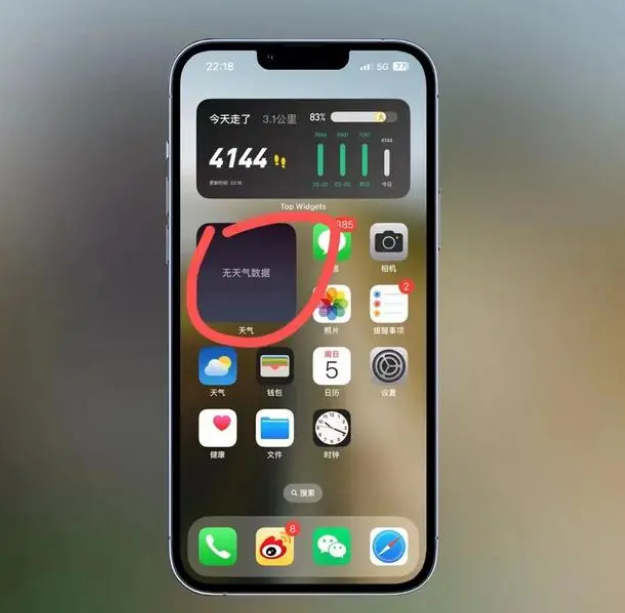 文安苹果手机维修分享:iOS16主屏幕天气小组件无法正常工作怎么办？ 