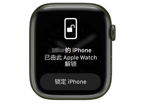 文安苹果手机维修分享用 AppleWatch 解锁配备面容 ID 的 iPhone方法 