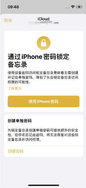 文安苹果14维修店分享iPhone 14备忘录加密方法教程 