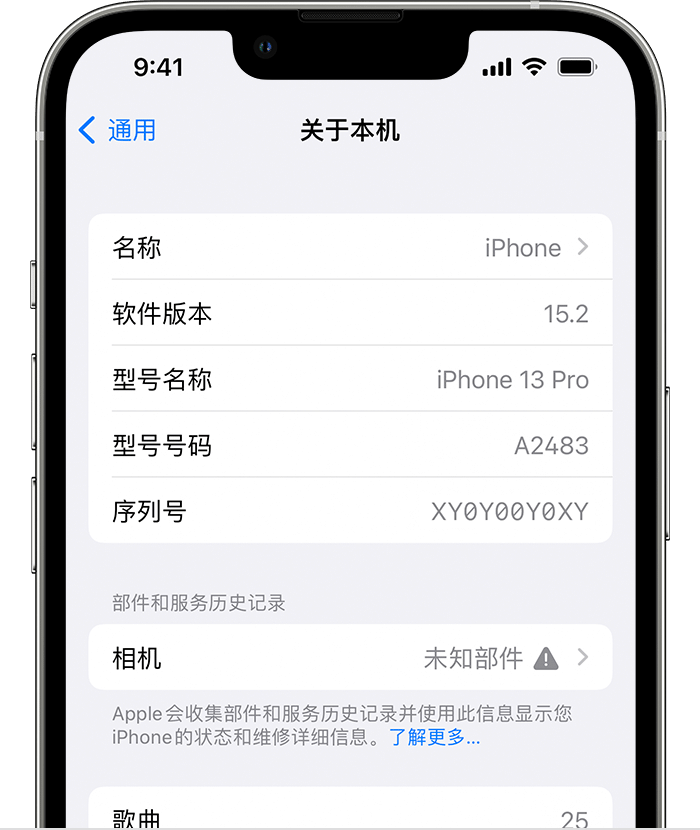 文安苹果维修分享iPhone 出现提示相机“未知部件”是什么原因？ 