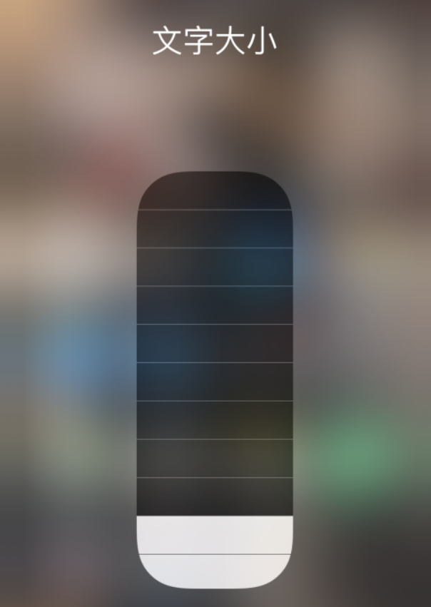 文安苹果手机维修分享小技巧：在 iPhone 控制中心快速调节字体大小 